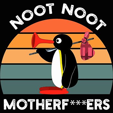 Imagen de la obra Noot Noot Motherf Pingu Camisa Pingu Meme Tee Regalo divertido Noot Noot Pingu de CaroolBakker