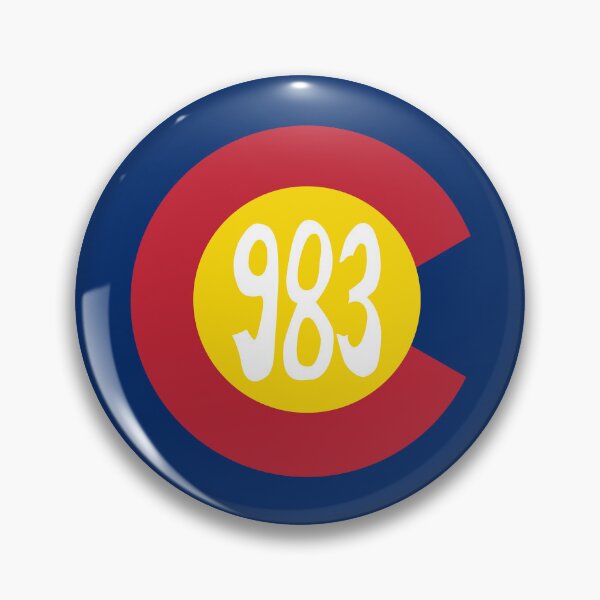 Item preview, Hand Drawn Colorado Flag 983 Area Code designed and sold by itsrturn.