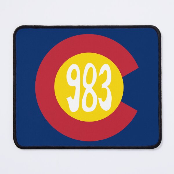Item preview, Hand Drawn Colorado Flag 983 Area Code designed and sold by itsrturn.