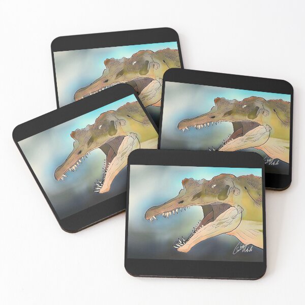 Item preview, Spinosaurus portrait skull designed and sold by Manalopangaea.