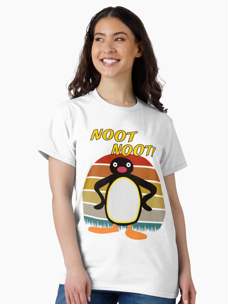 Imagen 1 de 7, Camiseta clásica con la obra Noot Noot Penguin Regalo vintage para hombres Mujeres Funny Penguin Lover regalo, diseñada y vendida por CaroolBakker.