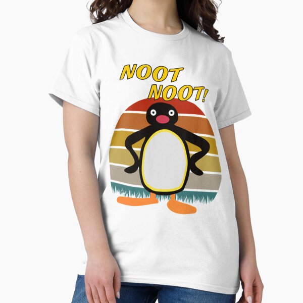 Vista previa del artículo con la obra «Noot Noot Penguin Regalo vintage para hombres Mujeres Funny Penguin Lover regalo», diseñado y vendido por CaroolBakker.