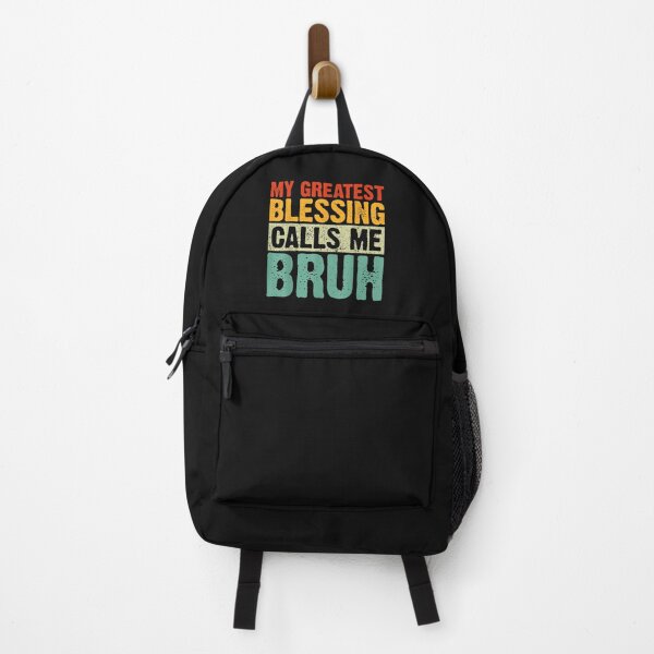 Item preview, My Greatest Blessing Calls Me Bruh Dad Mom Funny Fathers Day T-Shirt designed and sold by Baron-Hagen.