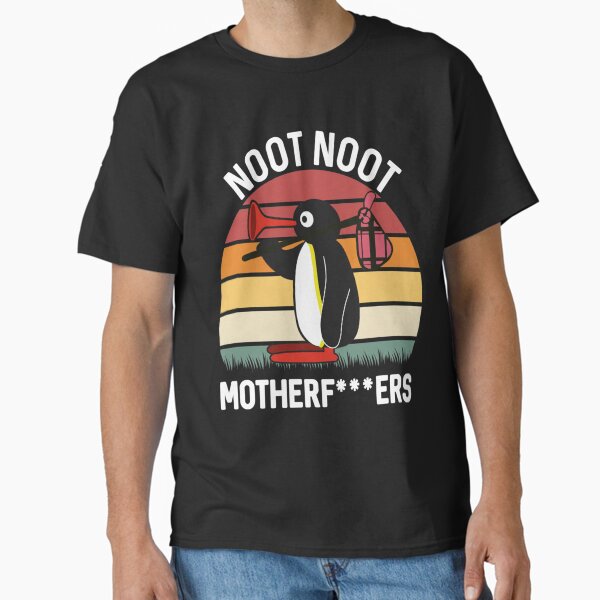Vista previa del artículo con la obra «Noot Noot Penguin Regalo vintage para hombres Mujeres Funny Penguin Lover regalo», diseñado y vendido por CaroolBakker.