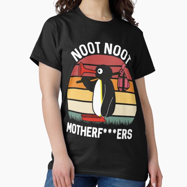 Vista previa del artículo con la obra «Noot Noot Penguin Regalo vintage para hombres Mujeres Funny Penguin Lover regalo», diseñado y vendido por CaroolBakker.