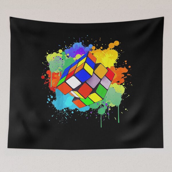 Item preview, Cool Rubik Rubix Rubics Player Cube Watercolor Lovers  designed and sold by GiselleShop.