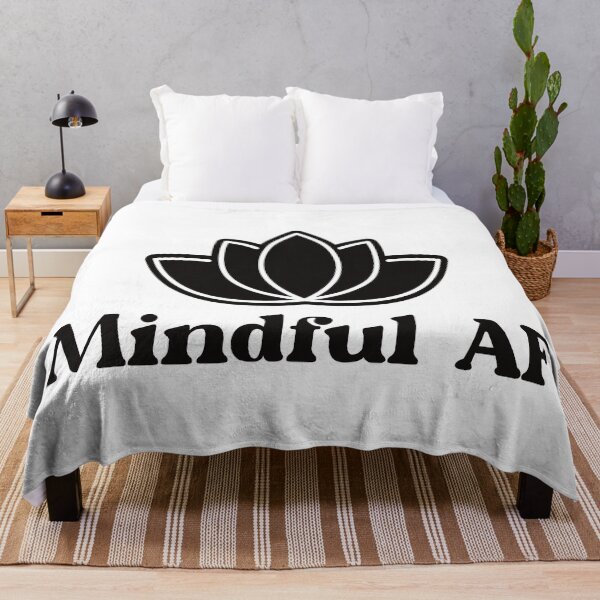 Item preview, Yoga Meditation Zen Quote - Mindful AF designed and sold by imjuliana.