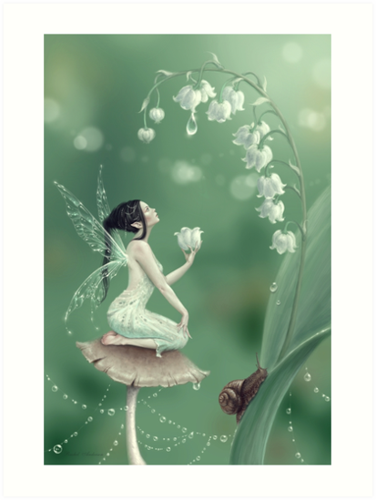 Image result for lily of the valley artwork