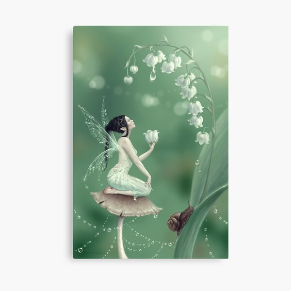 Lily of the Valley Flower Fairy Canvas Print