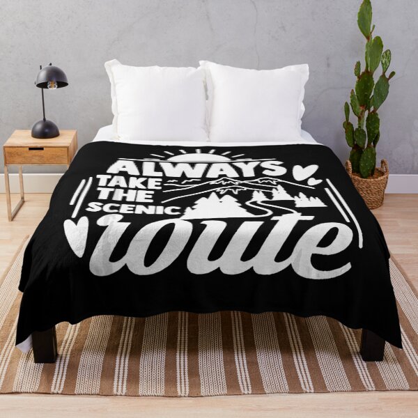 Item preview, Always Take The Scenic Route Go Outdoor Camping Sightseeing designed and sold by GodivaShop.