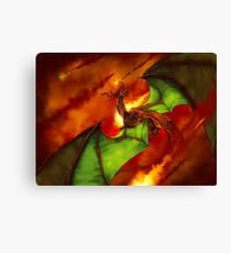 Dragon Rage Canvas Print