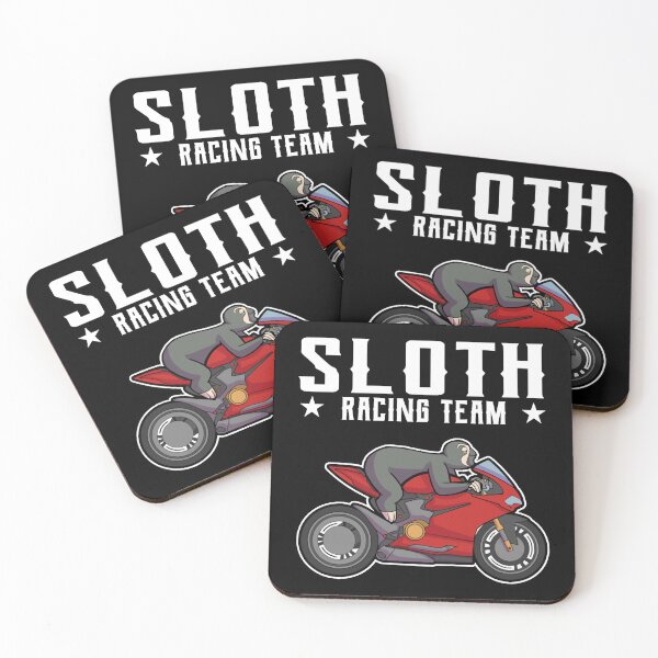 Item preview, Sloth Racing Team Biker Motorcycle Gift designed and sold by LuckyLukee.