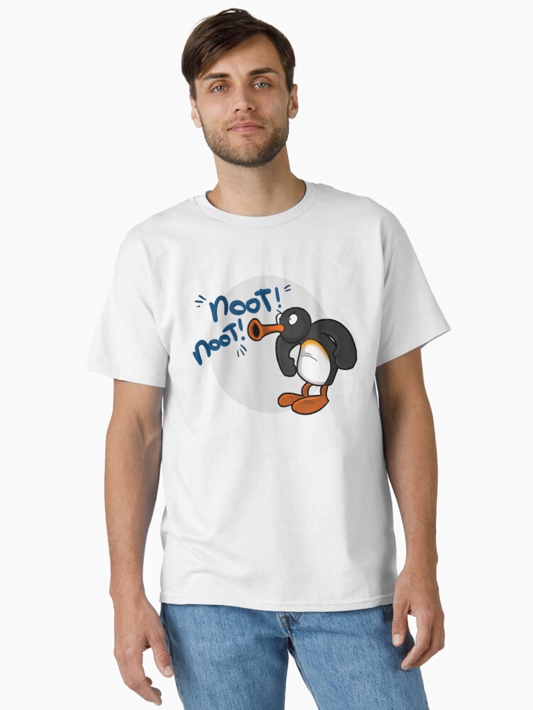 Imagen 1 de 7, Camiseta clásica con la obra NOOT NOOT PINGU, diseñada y vendida por CaroolBakker.