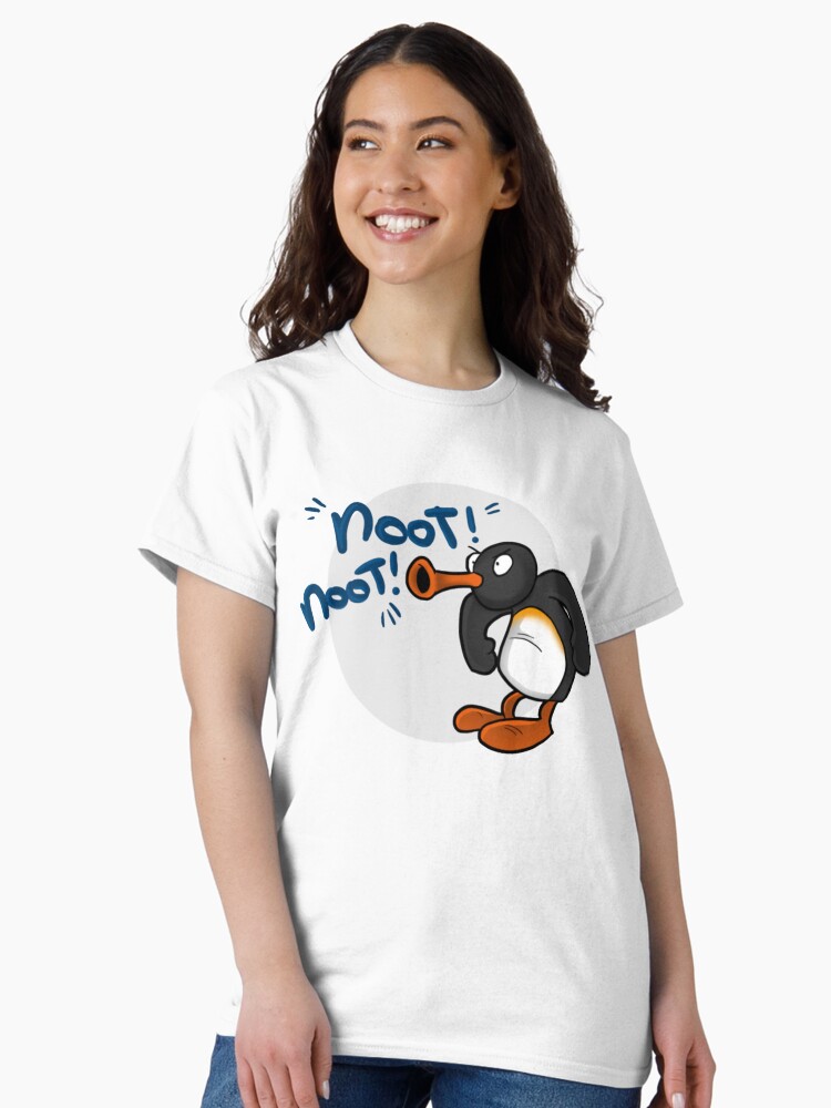 Imagen 2 de 7, Camiseta clásica con la obra NOOT NOOT PINGU, diseñada y vendida por CaroolBakker.