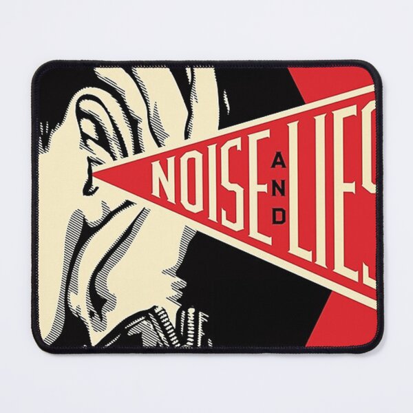 Item preview, ;shepard fairey  noise and lies  Poster poster designed and sold by retharkraus.