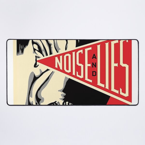 Item preview, ;shepard fairey  noise and lies  Poster poster designed and sold by retharkraus.