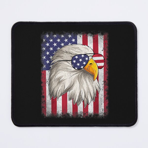 Item preview, Funny 4th Of July USA Flag American Patriotic Eagle T-Shirt designed and sold by Baron-Hagen.