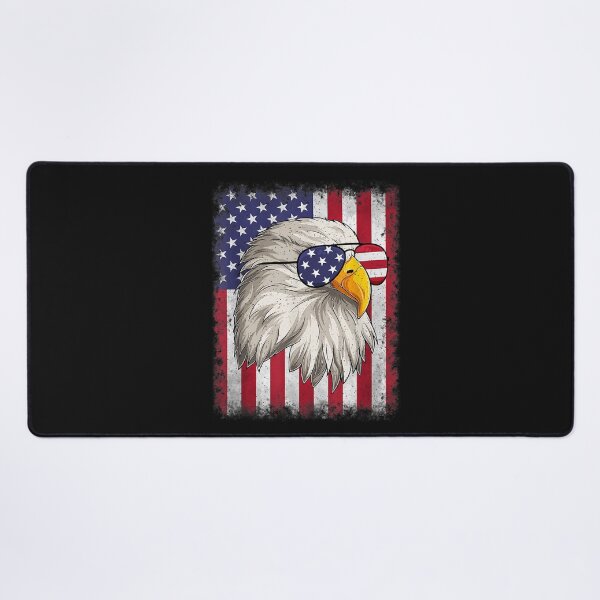 Item preview, Funny 4th Of July USA Flag American Patriotic Eagle T-Shirt designed and sold by Baron-Hagen.