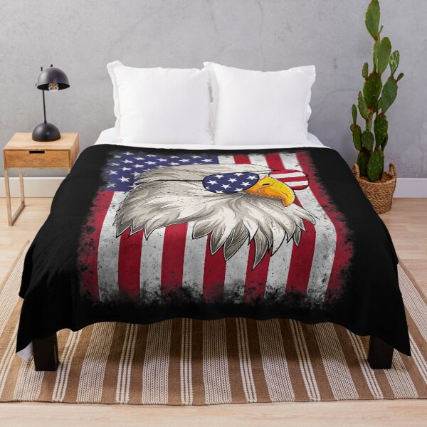 Item preview, Funny 4th Of July USA Flag American Patriotic Eagle T-Shirt designed and sold by Baron-Hagen.