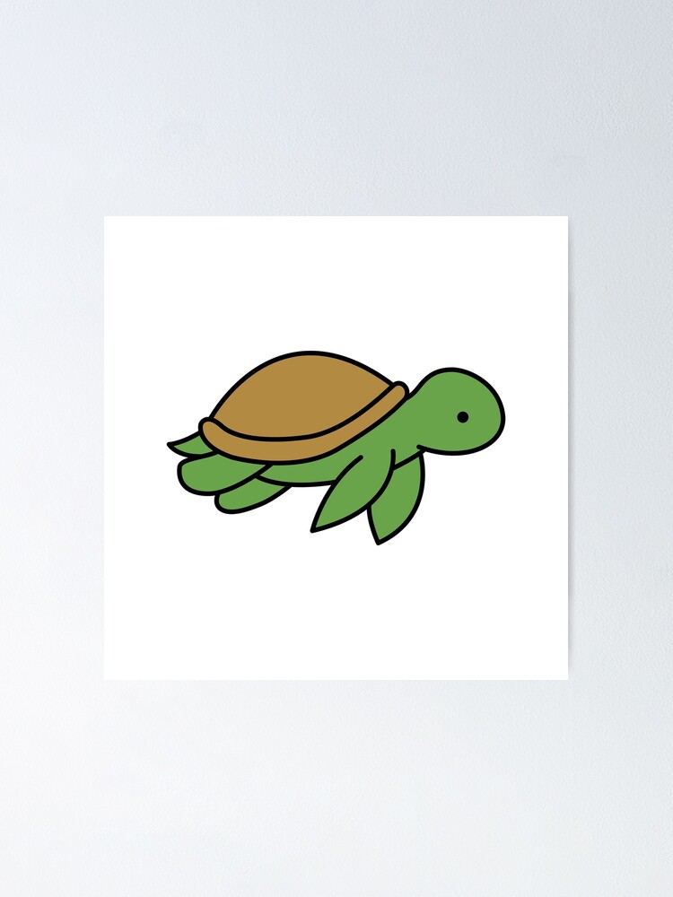 Sea turtle. Drawing process. | PeakD