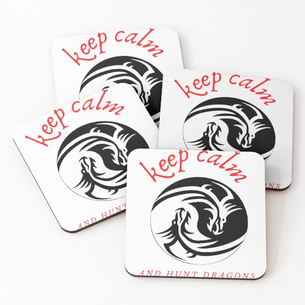Item preview, keep calm and hunt dragons Premium designed and sold by LuckyLukee.