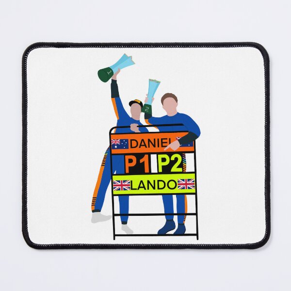Item preview, Lando Norris and Daniel Ricciardo - Monza 2021  Sticker designed and sold by LuckyLukee.