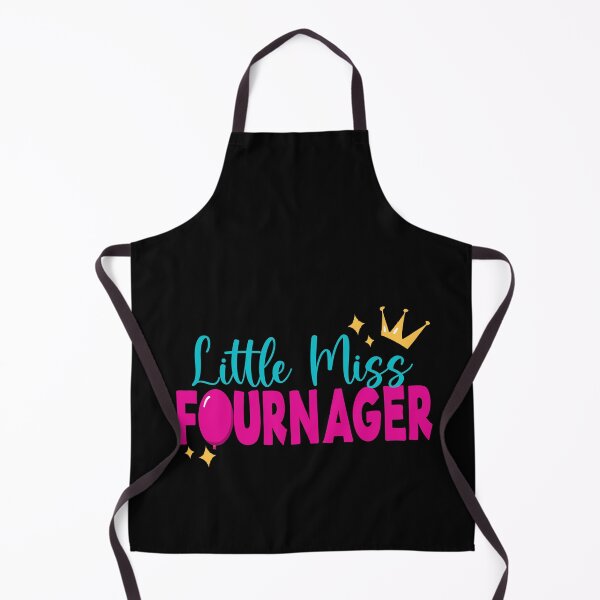 Item preview, Kids Little Miss Fournager, Cute 4 Years Old Birthday Princess design designed and sold by Merchking1.