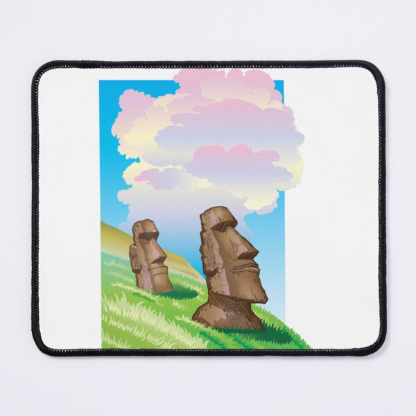Item preview, Aesthetic Moai Stone designed and sold by eulaliana.