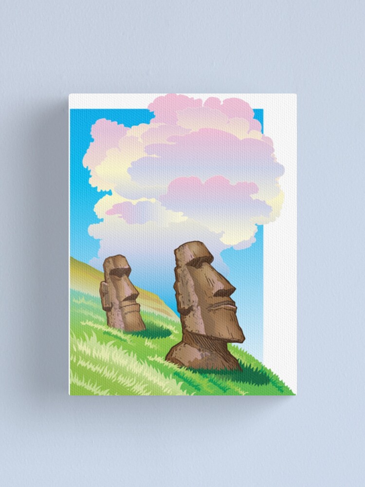 Moai Stone Face | Art Print