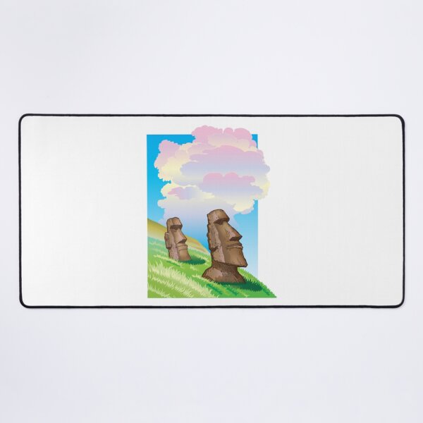 Item preview, Aesthetic Moai Stone designed and sold by eulaliana.
