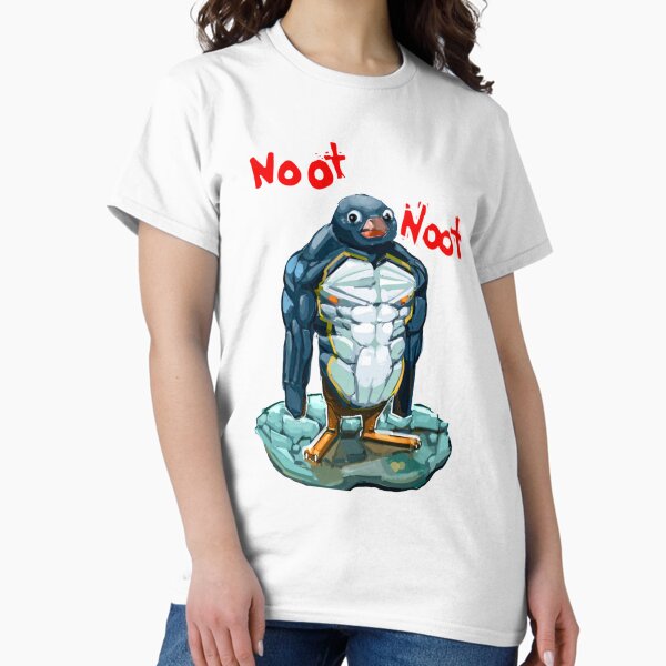 Vista previa del artículo con la obra «Pingüino Noot Noot», diseñado y vendido por CaroolBakker.