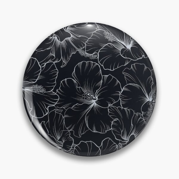 Item preview, Black Contour Hibiscus designed and sold by RayneMoonchild.