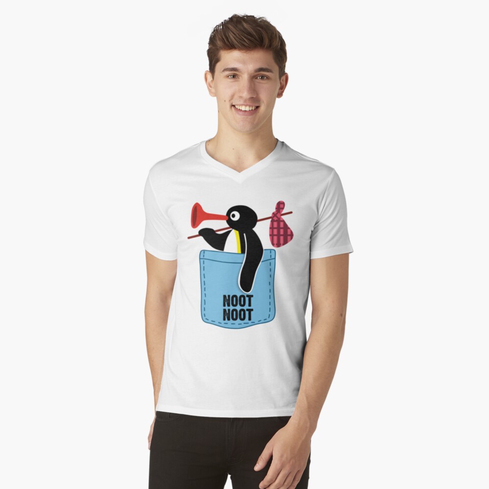 Vista previa del artículo con la obra «Camiseta de cuello en V», diseñado y vendido por CaroolBakker.