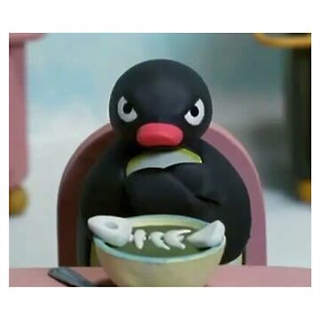 Imagen de la obra Pingu el pingüino enojado - Noot Noot de CaroolBakker