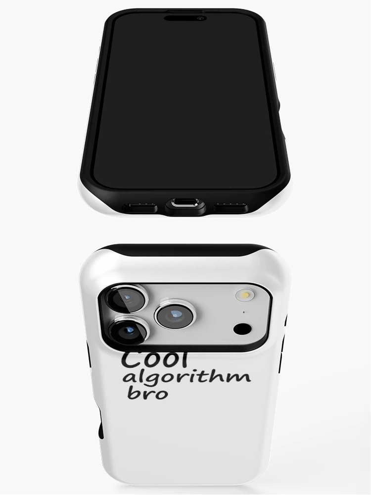 Thumbnail 3 of 4, iPhone Case, Cool algorithm bro designed and sold by findingNull.