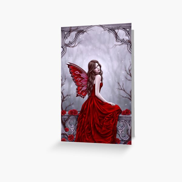 Item preview, Winter Rose Butterfly Fairy designed and sold by silverstars.