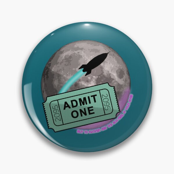 Item preview, Ticket to the moon   designed and sold by BurnsBethArt.