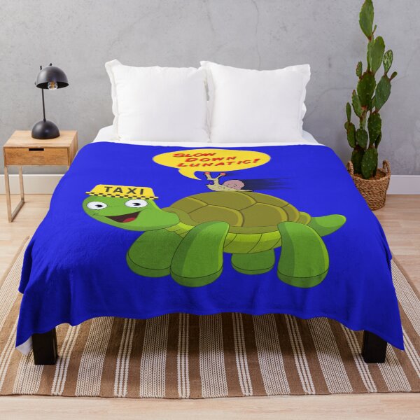 Item preview, Funny Snail and Turtle Slow Down Lunatic Graphic designed and sold by podguy.