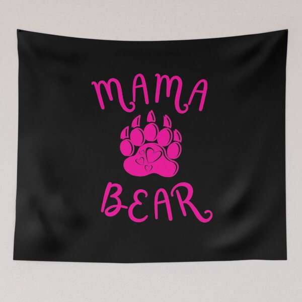Item preview, Mama Bear Pink Paw designed and sold by MojaveTradePost.