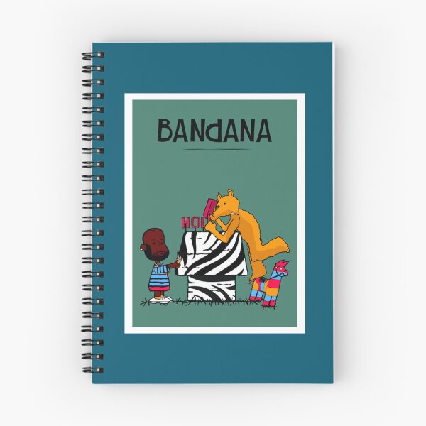 Item preview, Dibujo animado de pintura de bandana designed and sold by EvansBethanyArt.