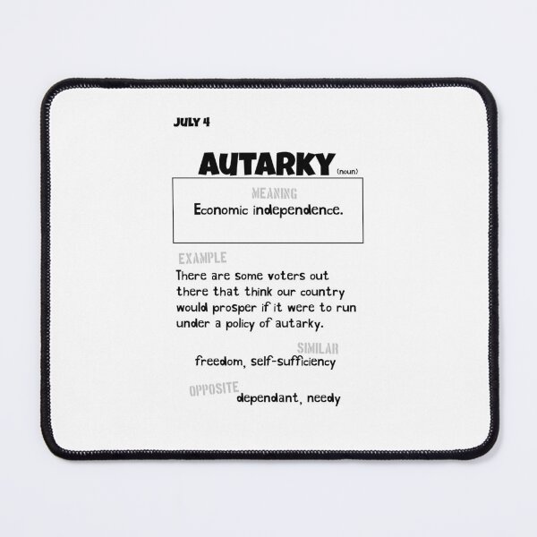 Item preview, July 4 Autarky designed and sold by Square Root of Squid.