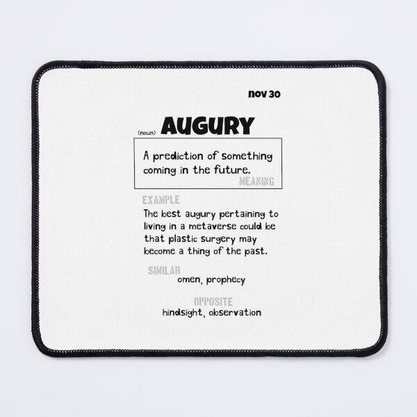 Item preview, November 30 Augury designed and sold by Square Root of Squid.