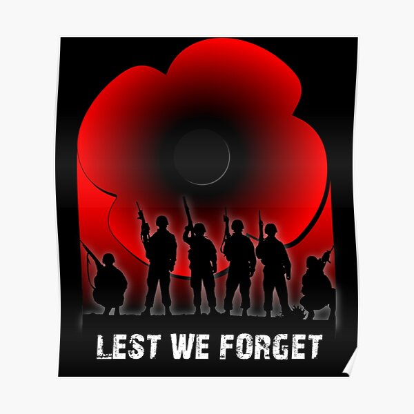 Lest We Forget Posters for Sale