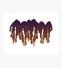 sprint line Photographic Print