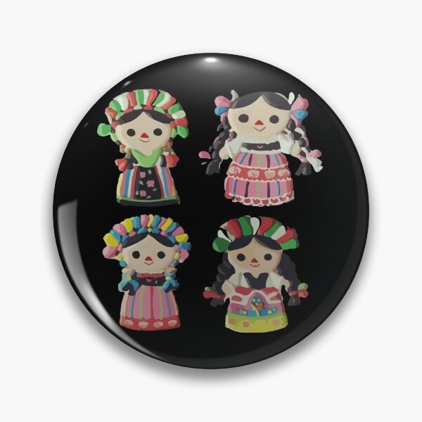 Item preview, Lele Mexican Doll authentic toy cute ribbon Queretaro Mexico designed and sold by T-Mex.