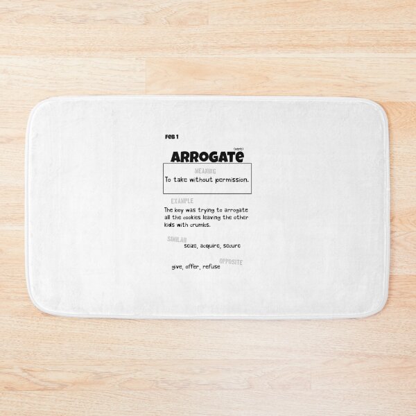 Item preview, February 1 Arrogate designed and sold by Square Root of Squid.