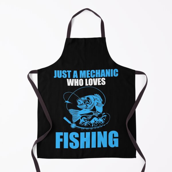 Item preview, Just A Mechanic Who Loves Fishing designed and sold by OfficeFortune.