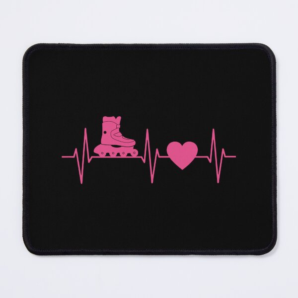 Item preview, Rollerblading Gift Rollerblading Ekg Line Heart Sticker designed and sold by ximenagene.