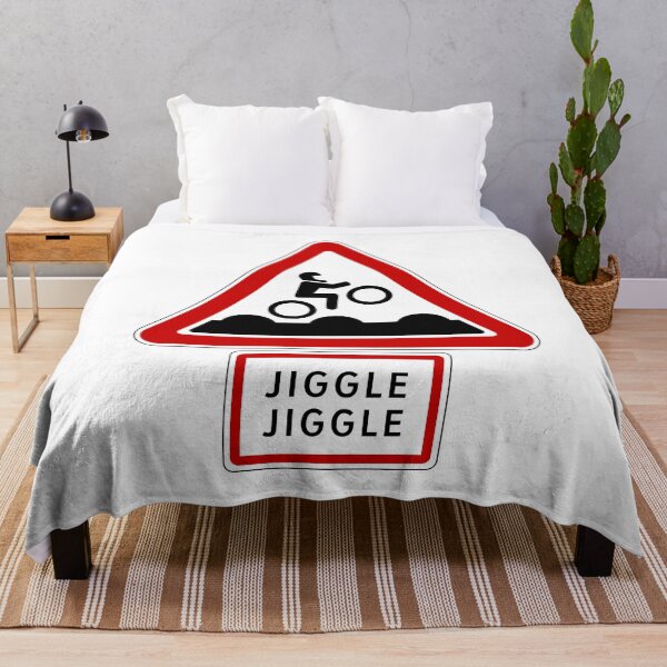 Item preview, Bumpy Road Sign - Jiggle Jiggle designed and sold by Clusterfudge.
