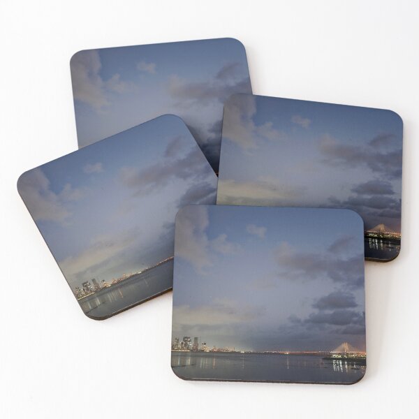 Item preview, Mumbai skyline with Sea Link Bridge , India, modern art, wall art, print, personalised gifts, custom printed gifts designed and sold by CameraDesign.